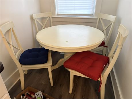 Table and 4 Chairs