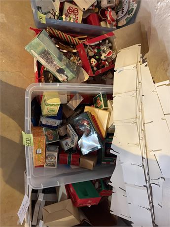 Christmas Ornaments and Organizer