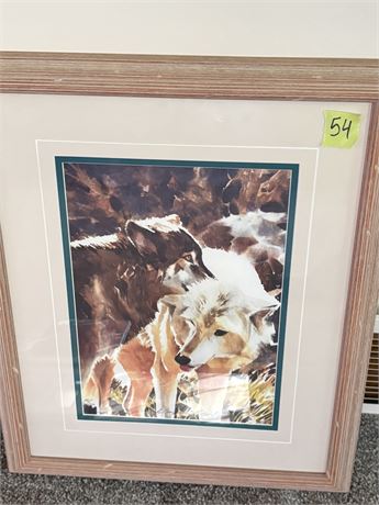 Limited Edition Signed Wolves