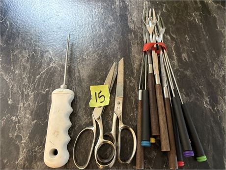 Scissors, Forks