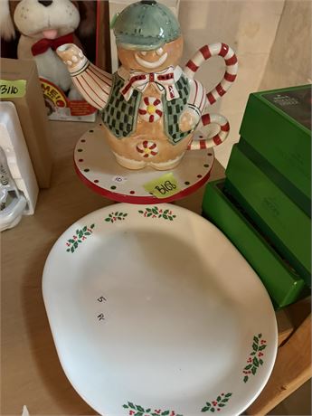 Corelle Platter, Dishes, Tea Pot