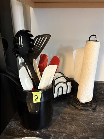 Kitchen Utensils, Napkin and Paper Towel Hölder