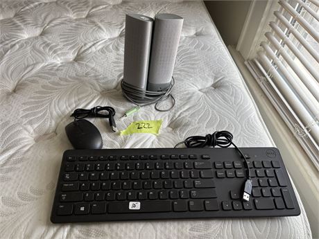 Keyboard and Speakers