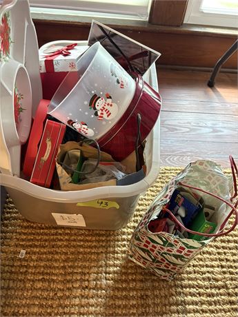 Holiday Tins, Boxes