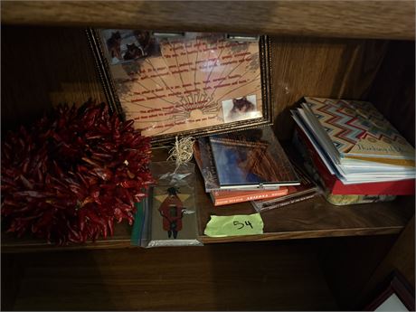 Cards, Dried Red Chili Pepper Decor