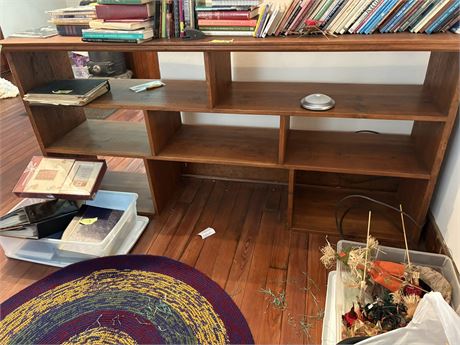 Long Wood Book Shelf (Must move from walk up attic)
