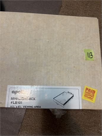 Mini Light Box, In Box