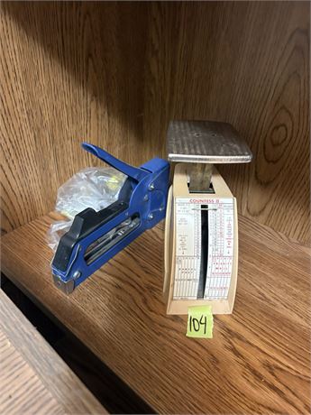 Scale and Stapler