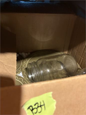 Dishes and Glass Jars