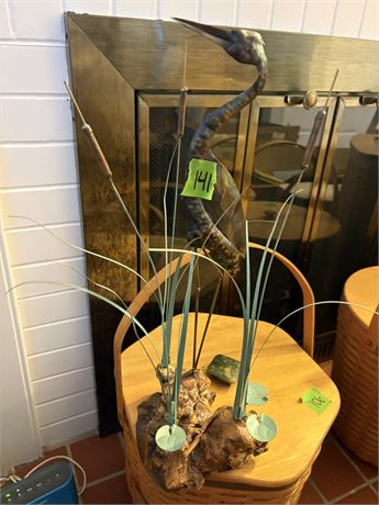 Metal Bird Decor