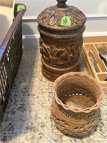 Decor, Wood and Pottery