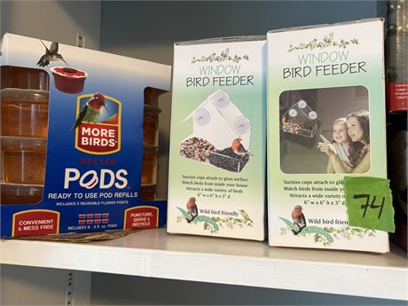 Winder Bird Feeders and Pods