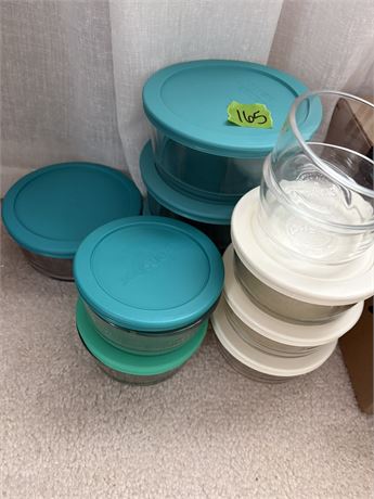 Glass Containers with Lids