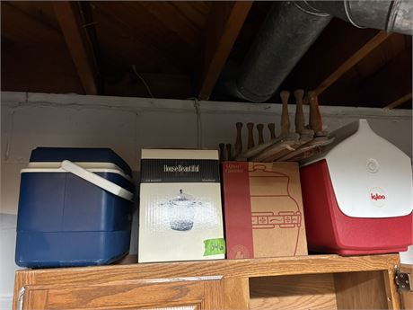 Coolers and Ice Bucket