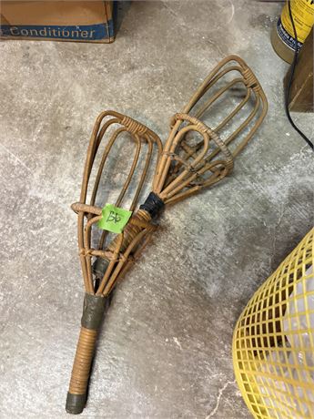 Vintage Ratan Takraw Ball Catchers
