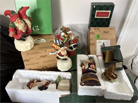 Christmas Decor, Santas